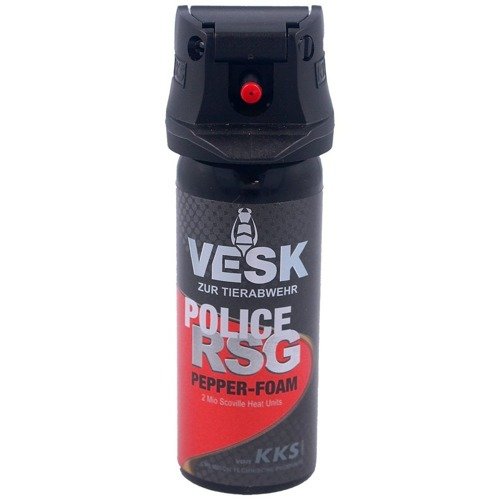 KKS - Pepper Gas Vesk RSG Police - Gel - Foam - 50 ml - 12063-F V - Pepper Sprays