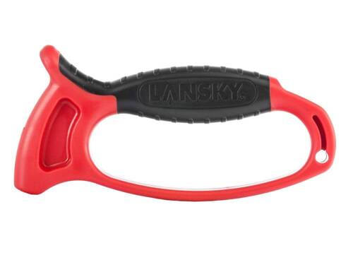 Lansky - LSTCN Polymer Knife Sharpener - Red - 071-011 - Sharpeners