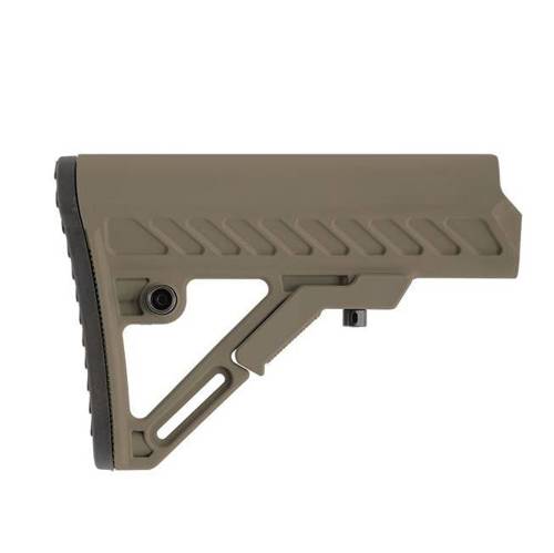 Leapers - Stock for AR-15 UTG Pro Ops Ready S2 - Mil-Spec - FDE - RBUS2DMS - Stocks for AR