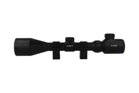 Lensolux - Rifle Scope 3-12x42E, illuminated 4 Red-Dot reticle - 19311 - Scopes