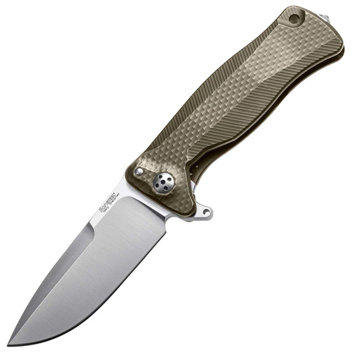 LionSteel - SR11 Folding Knife - Sleipner - Brown - SR11 B - Folding Blade Knives