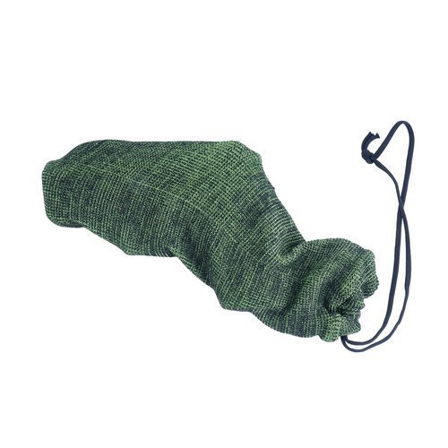 Lockdown - Pistol Gun Cover Sock - 4'' x 14'' - Black / Green - 1099390 - Bags & Cases