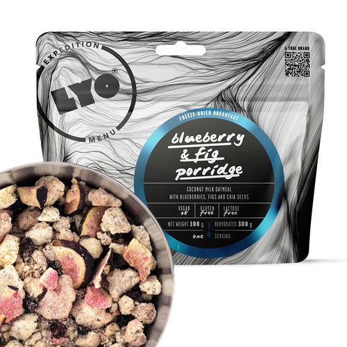 LyoFood - Lyo Expedition Freeze-Dried Ration - Fig and Berry Oatmeal - 300g - KE-S02W-AB16 - Food Rations