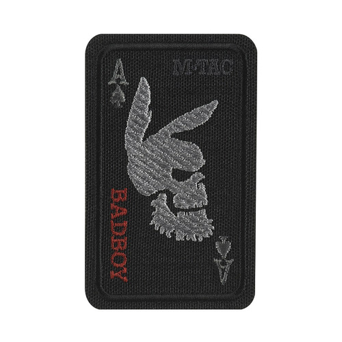 M-Tac - Bad Boy Patch - Embroidery - Black - 51390002 - Morale Patch