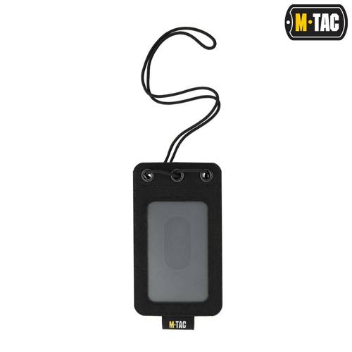 M-Tac - Badge Holder with Transparent Panel - Black - 10131002 - Badge & identity card pouches