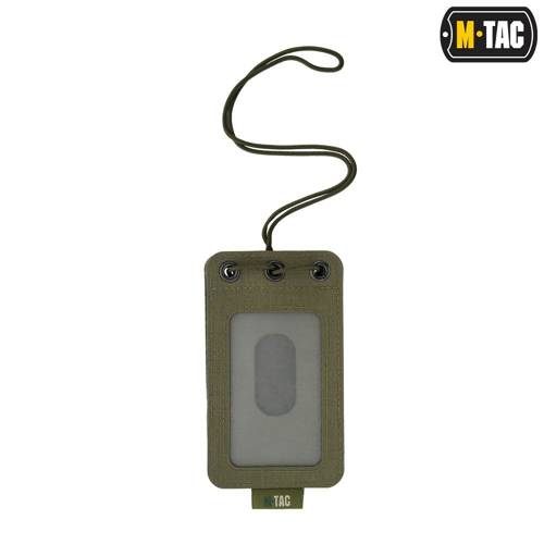 M-Tac - Badge Holder with Transparent Panel - Ranger Green - 10131023 - Badge & identity card pouches