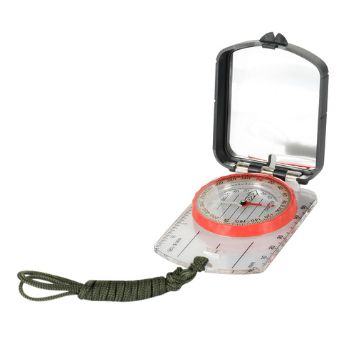 M-Tac - Cartographic Compass with Mirror Small - Olive - DC45-6 - Compasses