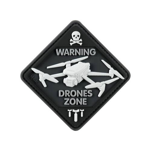 M-Tac - Drone Zone Patch - PVC 3D - Black - 51346002 - Other