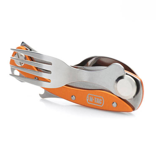 M-Tac - Folding Travel Utensil - Orange - 60011035 - Pocket Knives