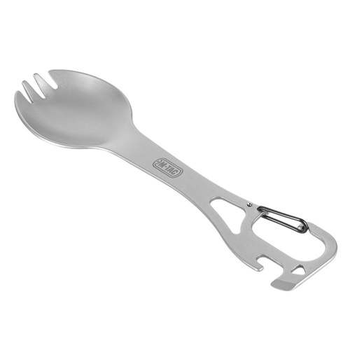 M-Tac - Fork Spoon with Carabiner - Stainless Steel - 60011235 - Tourist Cutlery