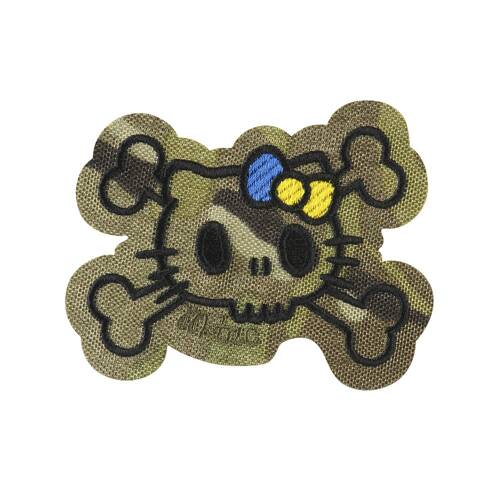 M-Tac - Kitty Contour Patch - Embroidery - Yellow and Blue Bow - MultiCam - 51386208 - Morale Patch