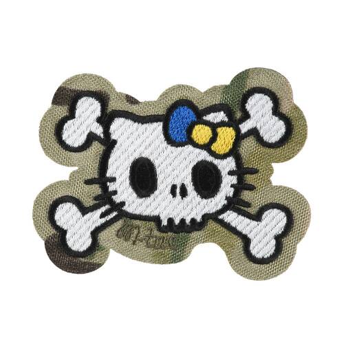 M-Tac - Kitty Patch - Embroidery - Yellow and Blue Bow - MultiCam - 51387008 - Morale Patch