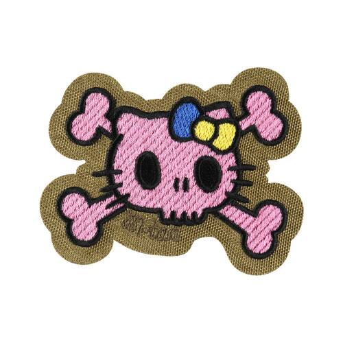 M-Tac - Kitty Pink Patch - Embroidery - Yellow and Blue Bow - Coyote - 51393005 - Morale Patch