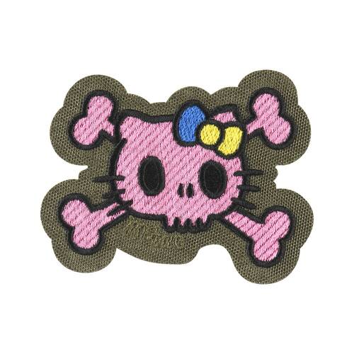 M-Tac - Kitty Pink Patch - Embroidery - Yellow and Blue Bow - Ranger Green - 51393023 - Morale Patch