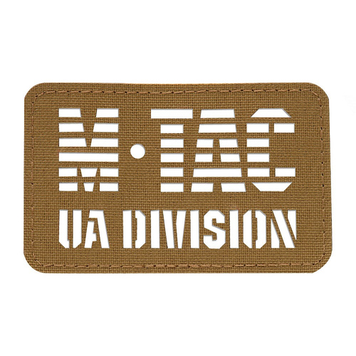 M-Tac - M-Tac UA Division Patch - Cordura 500D - Laser Cut - Cut - Coyote - 51145005 - Other