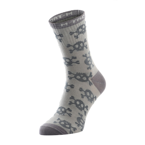 M-Tac - Mk.3 Summer Socks - Pirate Skull - Light Grey - 30903911  - Socks