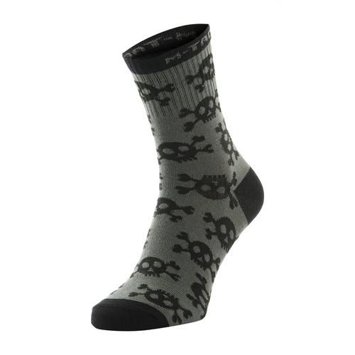 M-Tac - Mk.3 Summer Socks - Pirate Skull - Olive - 30903901 - Socks