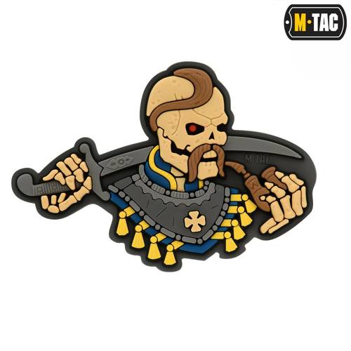 M-Tac - Never Die Again 3D Patch - Yellow/Blue - 51160000 -  3D PVC Morale Patches