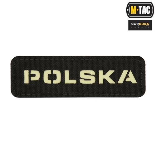 M-Tac - Patch - Poland 25х80 - Laser Cut Fluorescent - Black/White - 51004202 - Other