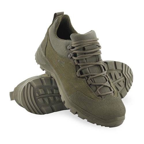 M-Tac - Patrol R Tactical Sneakers - Leather - Olive - 30203901 - Military Boots