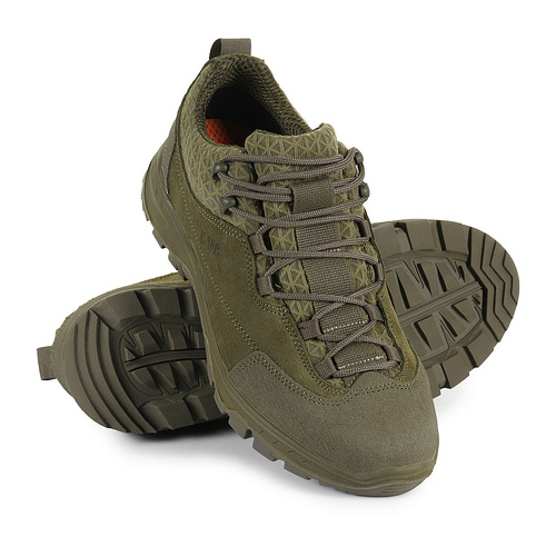 M-Tac - Patrol R Vent Tactical Sneakers - Leather - Olive - 30206001 - Hiking Boots