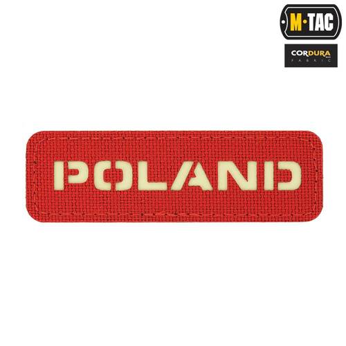 M-Tac - Poland patch - Fluorescent - Red - 51003233 - Flags