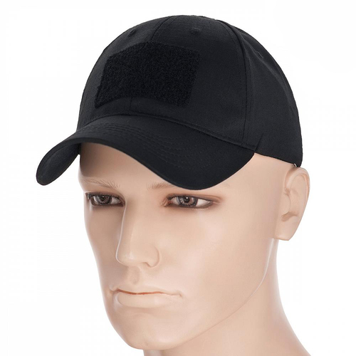 M-Tac - Tactical Cap Flex - Velcro - Rip-Stop - Black - 40534002 - Baseball & Patrol Caps