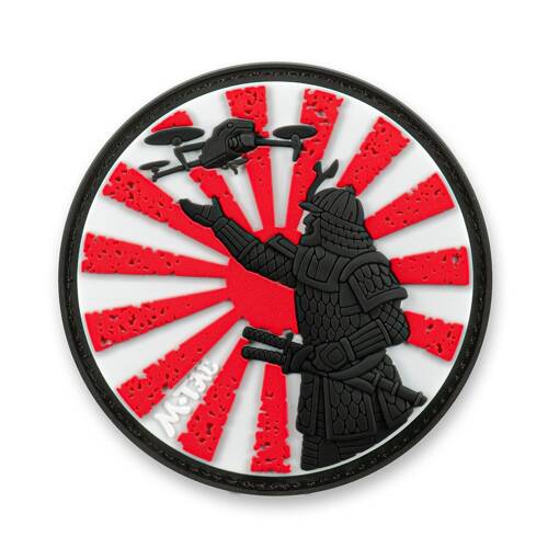 M-Tac - Way of the Samurai Patch - 3D PVC - White/Red - 51338302 - Other