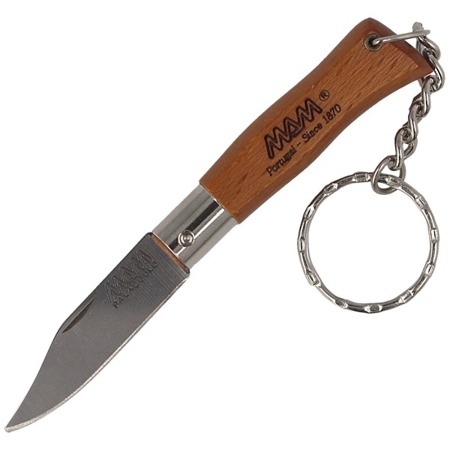 MAM - Douro Mini - Light Beech Wood keychain 45mm - 2002-LW - Folding Blade Knives