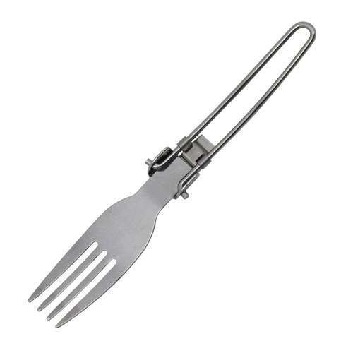 MFH - Folding Fork - Stainless Steel - 33432 - Tourist Cutlery