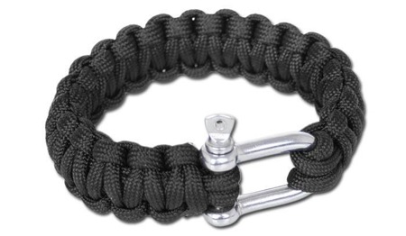 MFH - Survival Bracelet - Black - Survival & Bushcraft