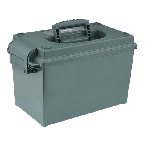 MFH - US Ammunition Box - Medium - Polymer - Olive - 27156 - Ammo Boxes