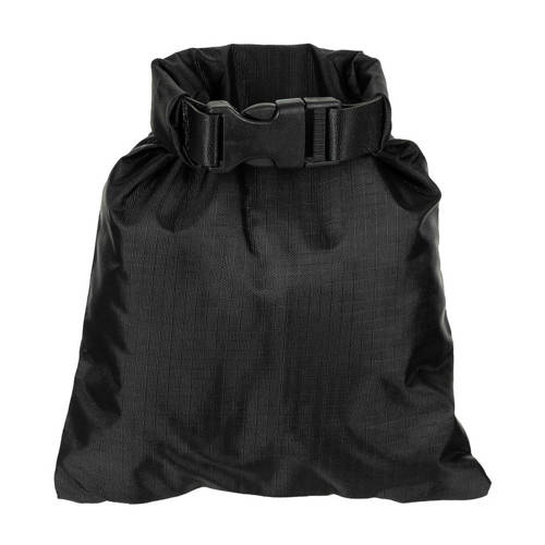 MFH - Waterproof Drybag - 1 L - Rip-Stop - Black - 30510A. - Waterproof Containers