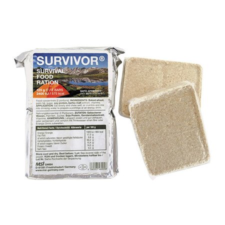 MSI - SURVIVOR® 125 g Food ration - 2 portions - 40350 - Food Rations