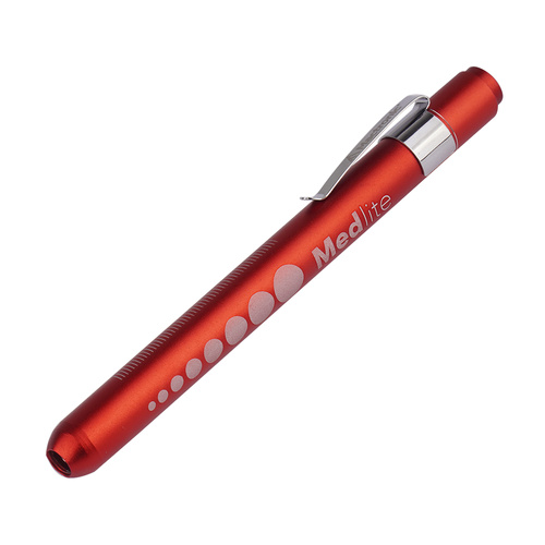 Mactronic - Medical Penlight Flashlight MedLite - 4000K - 10lm - 2xAAA - Red - PHH0081 - LED Flashlights