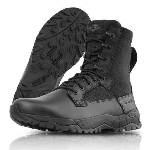 Merrell - MQC Patrol Zip Tactical Boots - Black - J003317 - Winter military boots