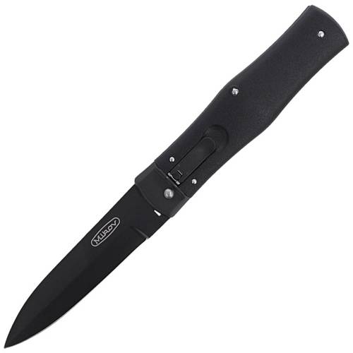 Mikov - Automatic Knife Predator Blackout - N690 - Black - 241-BH-1/BKP - Folding Blade Knives