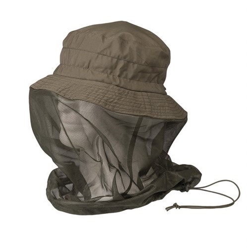 Mil-Tec - Boonie Hat with Mosquito Net - Green - 12331001 - Hats