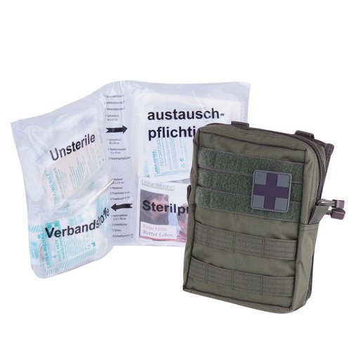 Mil-Tec - Large MOLLE 43-piece First Aid Set - OD Green - 16025501 - First Aid