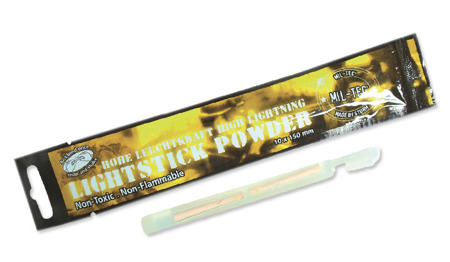 Mil-Tec - Lightstick - Powder - 1 x 15 cm - Yellow - 149330 - Glow Sticks