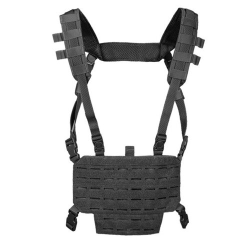 Mil-Tec - Lightweight Chest Rig - Black - 13530402 - Chest Rig Vests