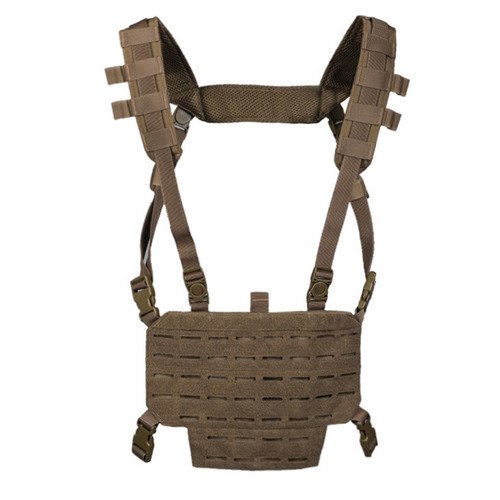 Mil-Tec - Lightweight Chest Rig - Dark Coyote - 13530419 - Chest Rig Vests