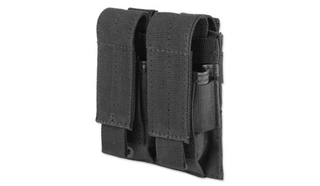 Mil-Tec - Modular Double Pistol Pouch for 2 Magazines - Black - 13495502 - Magazine & Ammo Pouches