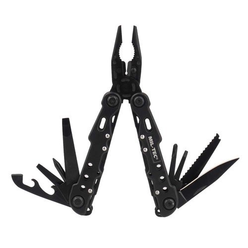 Mil-Tec - Multi Tool Black Large with Case - 15406102 - Multitool