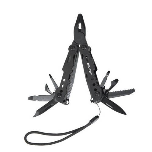 Mil-Tec - Multi Tool Black Small with Case - 15406100 - Gift Idea up to €25