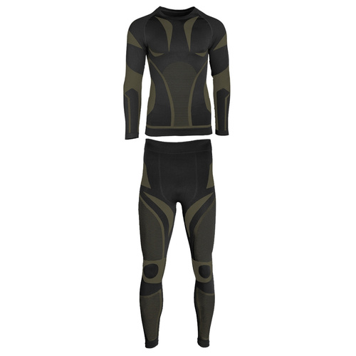 Mil-Tec - Performance Thermal Underwear - 4-Way Stretch - Black - 11225002 - Thermoactive Underwear