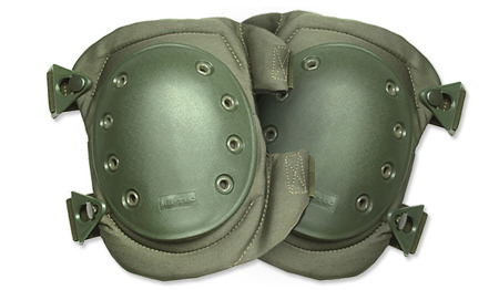 Mil-Tec Plus - Knee Protector - Delta - Green OD - 16231101 - Knee & Elbow Pads