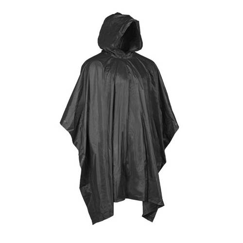 Mil-Tec - Poncho - PVC - Black - 10628502 - Rain Capes