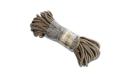 Mil-Tec - Rope 5mm - 15m - 220kg - Coyote Brown - 15941005-005 - Ropes & Straps