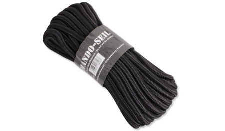 Mil-Tec - Rope 7mm - 15m - 420kg - Black - 15941002-007 - Ropes & Straps